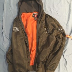 Swiss cross jacket